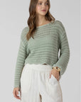 Washed Sage Sweater