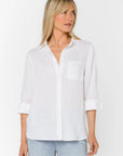 Optic White Elisa Button Up