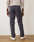 Faded Navy 5 Pocket Stretch Terry Pant - Slim Straight
