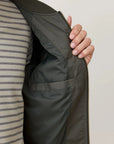 Olive Rossland Wax Canvas Bomber