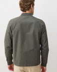 Olive Rossland Wax Canvas Bomber