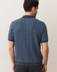Navy Graham Sweater Button Down