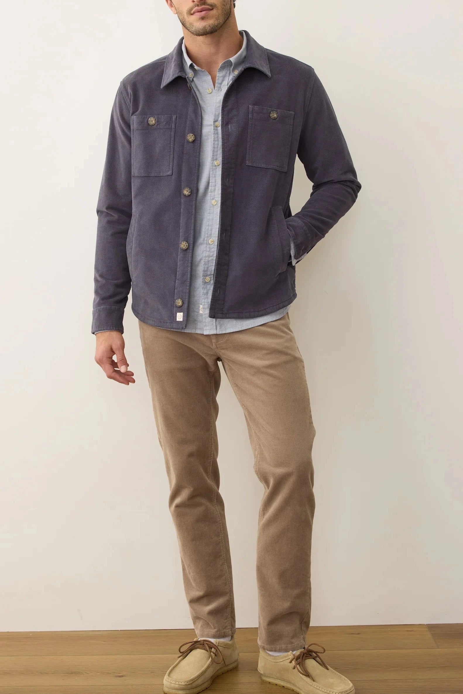Mood Indigo Max Moleskin Overshirt
