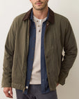 Olive Weston Insulated Wax Canvas Barn Jacket