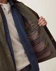 Olive Weston Insulated Wax Canvas Barn Jacket
