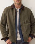 Olive Weston Insulated Wax Canvas Barn Jacket