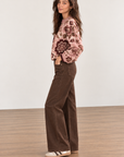 Mauve Floral & Paisley Pattern