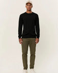 Black Greyson Merino Knit