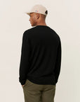 Black Greyson Merino Knit