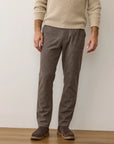 Dark Taupe Saturday Houndstooth Chino Pant
