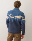 Blue Mountain Scene Sierra Sherpa Pullover