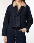 Rinse Cropped Barn Jacket