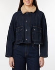 Rinse Cropped Barn Jacket