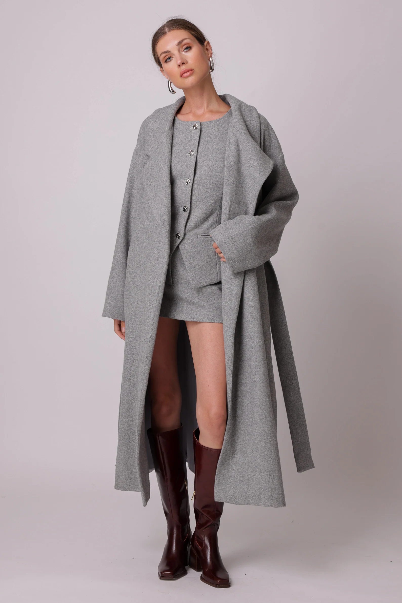 Grey Damson Coat