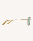 Gold & Light Blue Polarized Skyline Sunglasses