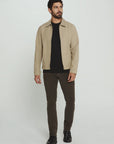 Khaki Baron Full Zip Jacket