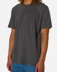 Black Wash Mesa Henley Tee