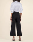 Black Topaz Porkchop Pocket Wide Leg Pants