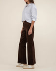 Fudge Meg Wide Leg Welt Pocket Pants