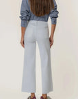 Optic White Meg High Rise Wide Leg