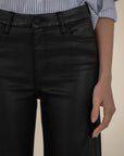 Black Meg Wide Leg Wide Hem Denim