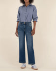 Razor Pattie High Rise Straight Denim