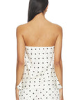 Ivory & Black Ravyn Tube Top
