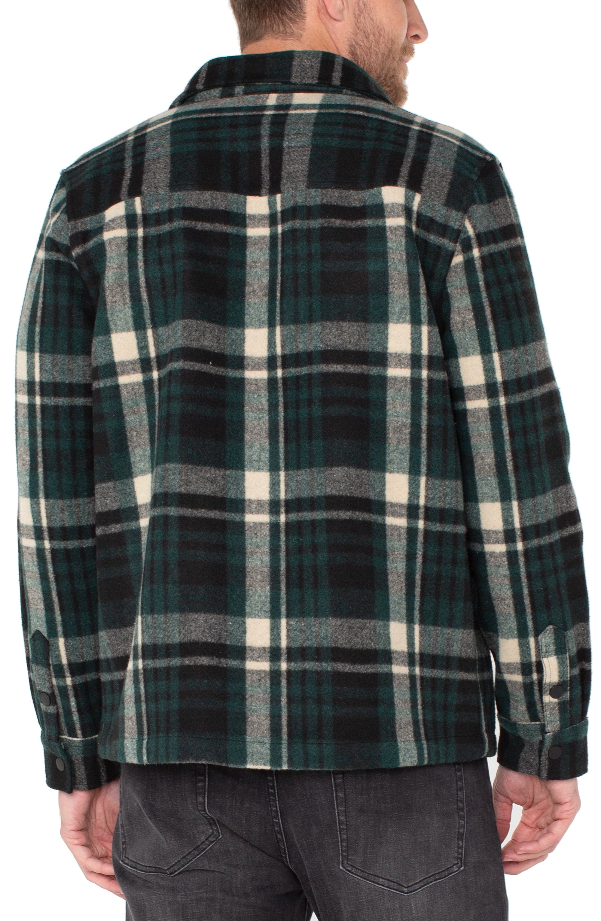 Spruce/Blk Mlt Men's Shirt Jacket