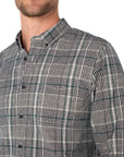 Teal Multi Men's L/S Button Up Shirt