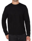 Black Long Sleeve Crew Neck