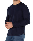 Navy Long Sleeve Crew Neck