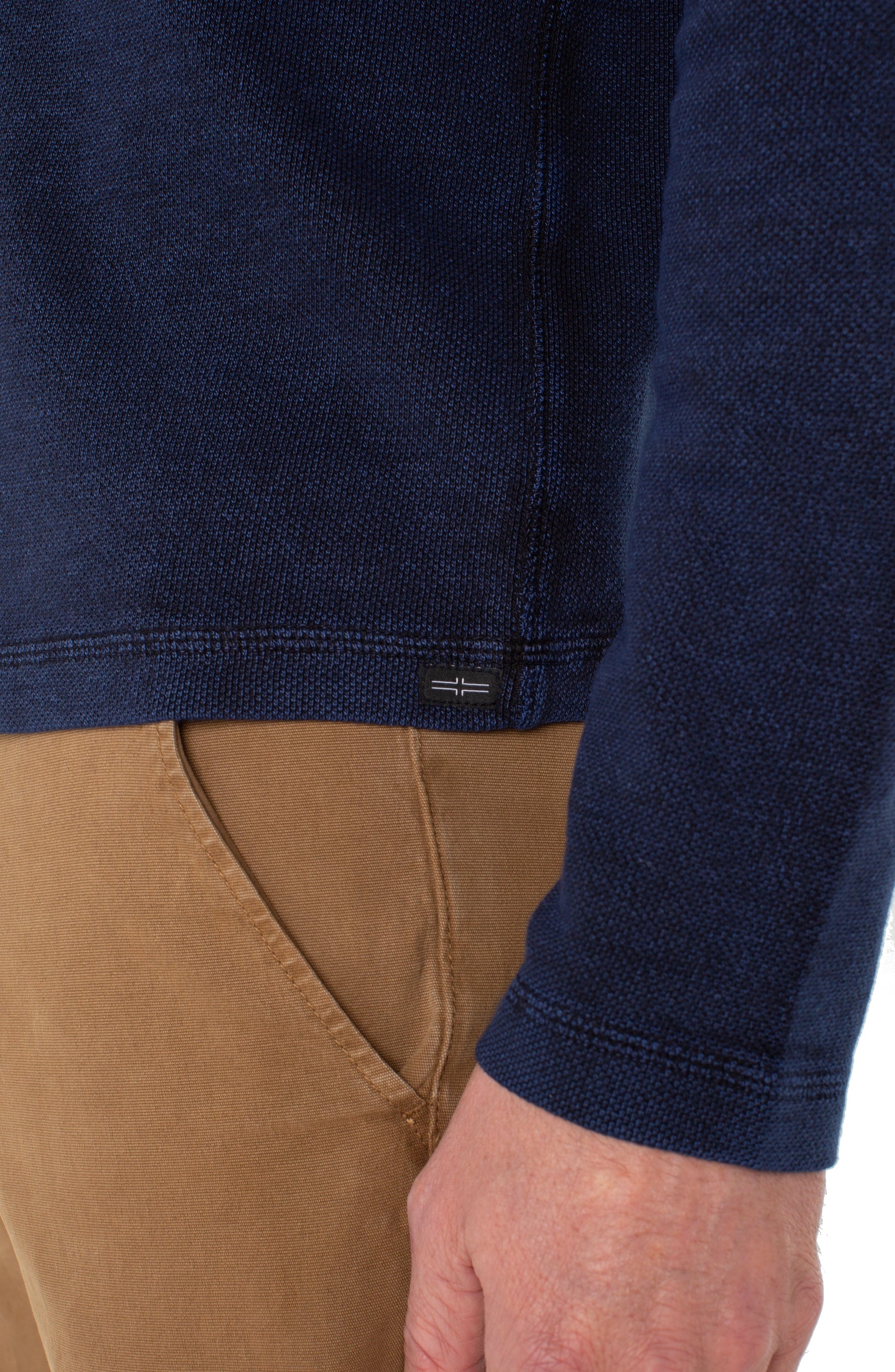 Midnight Blue & Black Men's Henley