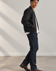 Black & Olive Reversible Bomber Jacket