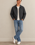 Rosin Green Houndstooth Coach Jacket