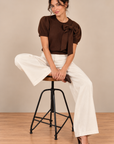 Brown Celine Top