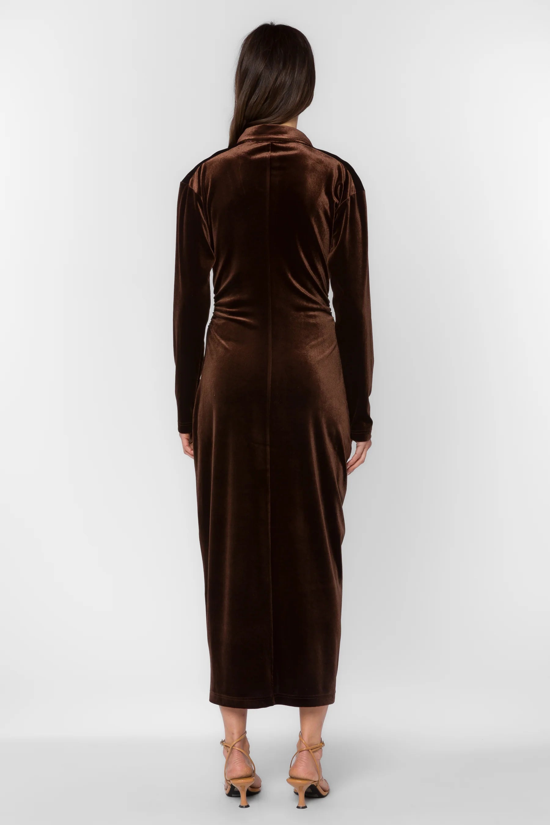 Velvet Brown Countryside Estate Dress Purpose Boutique Velvet Brown Countryside Estate Dress Purpose Boutique