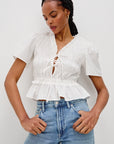White Portia Top