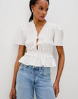 White Portia Top