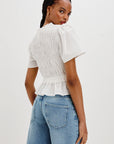 White Portia Top