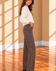 BROWN POLKA DOT HR VINTAGE STRAIGHT