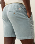 Sterling Blue Saturday Corduroy Short 6"