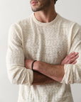 Natural Slub Crew Sweater