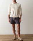 Natural Slub Crew Sweater