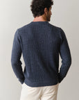 Vintage Indigo Slub Crew Sweater