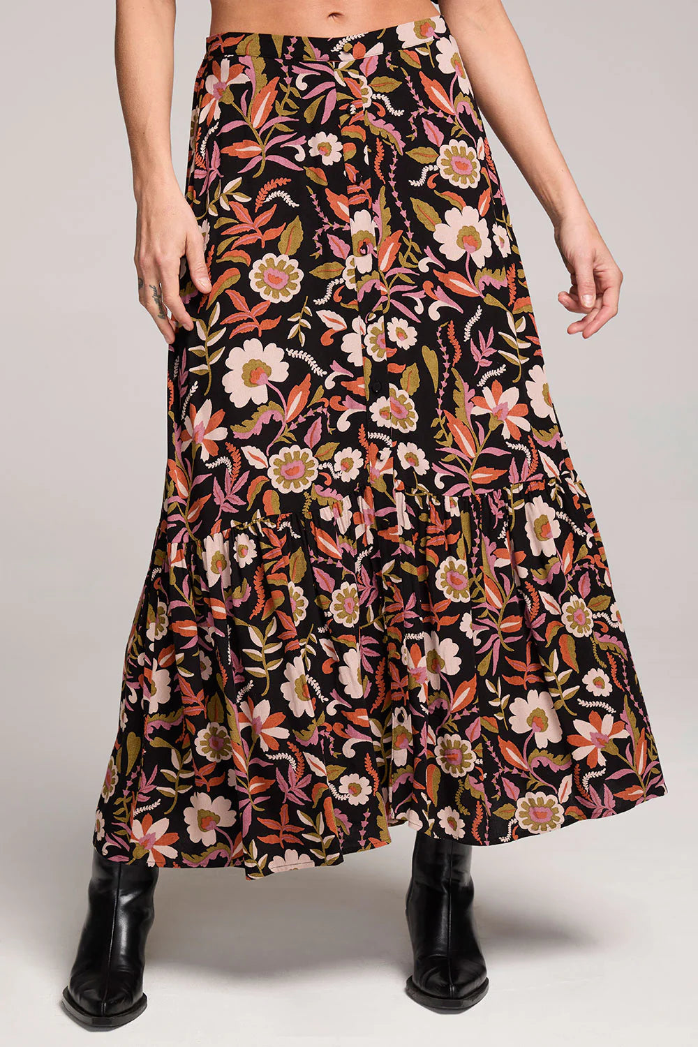 Multi Hazel Maxi Skirt