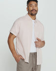 Quartz Oasis Linen Short Sleeve Shirt