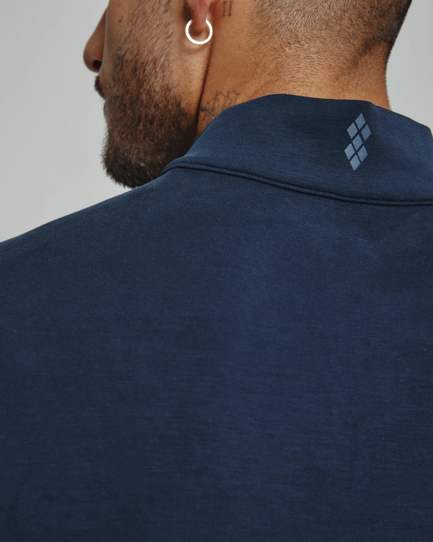 Navy Rev Quarter Zip