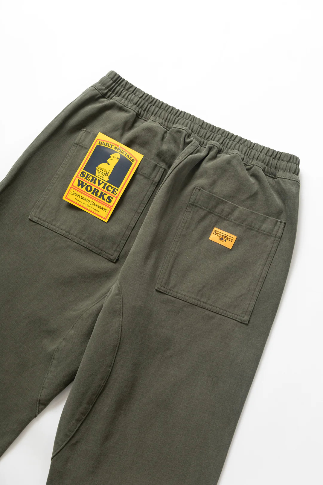 Moss Moleskin Chef Pants