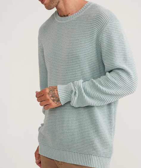 Slate Garment Dye Crew Sweater