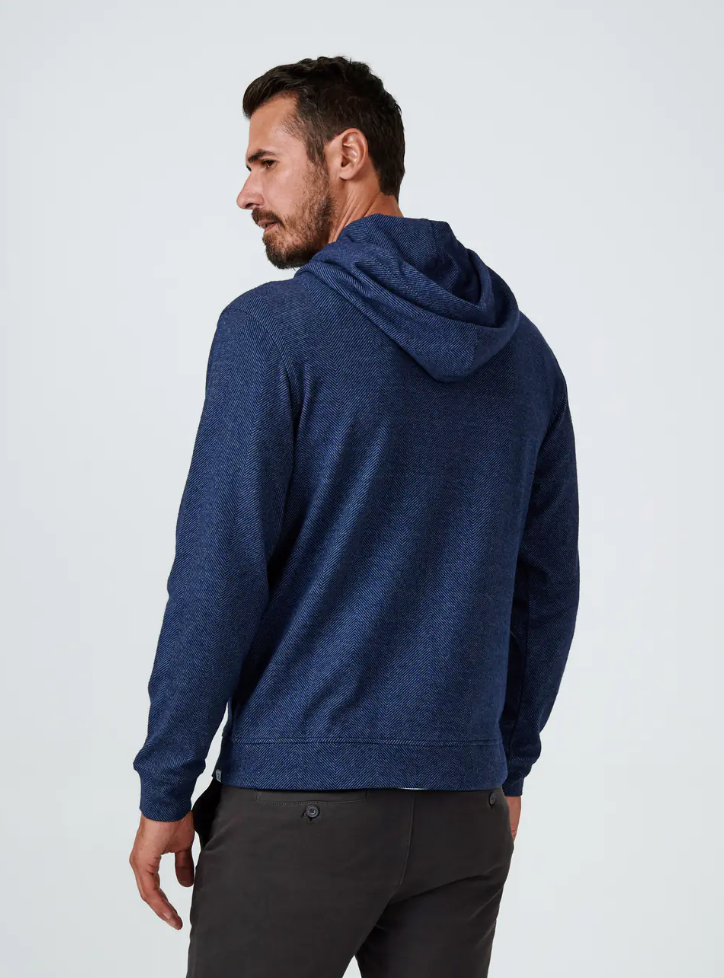 Indigo Generation Herringbone Hoodie